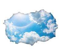 Sticker trompe rayons du soleil à travers les nuages