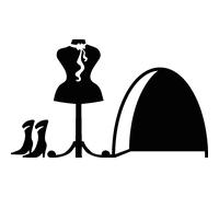 Sticker trou de souris avec la mode