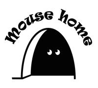Sticker trou de souris avec les yeux