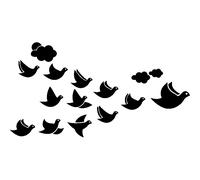 Sticker Troupes d'oiseaux