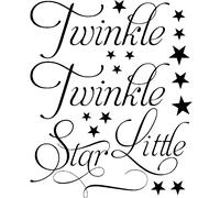 Sticker Twinkle, twinkle, little star