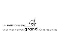 Sticker Un petit chez soi vaut mieux...