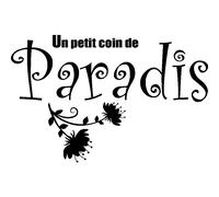 Sticker Un petit coin de paradis