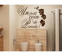 Sticker Un Petit Coin de Paradis - Nombreuses tailles et couleurs disponibles