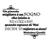 Sticker Un pianeta migliore è un SOGNO