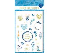 Sticker und Etiketten - Stickerbogen mit 100 Stickern: All about blue