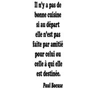 Sticker Une bonne cuisine - Paul Bocuse
