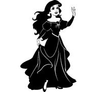 Sticker Une souriante jeune fille