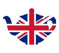 Sticker Une théière Union Jack