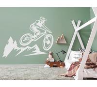Sticker Vélo VTT Montagne - Nombreuses tailles et couleurs disponibles