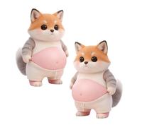 Sticker Ventre animal - 3D Joyeux tendres anti-stress en silicone - Autocollants pour animaux de compagnie - Cartoon - Pour cahiers, étuis, tablettes, voitures, verres d'eau, école, prix, fête, fête