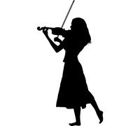 Sticker Violoniste
