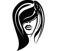 Sticker visage de jeune fille 2