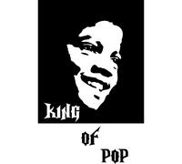 Sticker Visage du King of pop