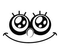 Sticker Visage heureux