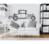 Sticker Voiture Vintage - Nombreuses tailles et couleurs disponibles