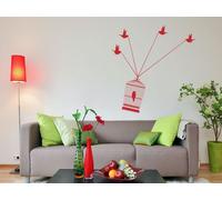 Sticker Vol Cage oiseaux - Nombreuses tailles et couleurs disponibles