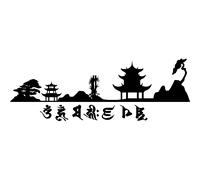 Sticker Voyage en Asie