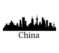 Sticker Vue sur la Chine