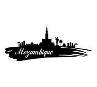 Sticker Vue sur la Mozambique