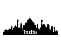 Sticker Vue sur l'Inde