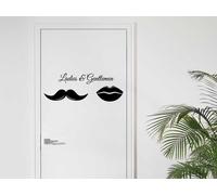 Sticker WC Ladies & Gentleman - Nombreuses tailles et couleurs disponibles