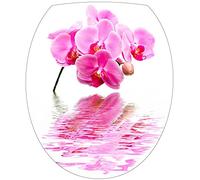 Sticker WC, Sticker abattant de WC déco Orchidée