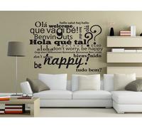 Sticker Welcome, Bienvenue... - Nombreuses tailles et couleurs disponibles