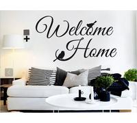 Sticker Welcome Home - Nombreuses tailles et couleurs disponibles