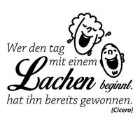 Sticker Wer den tag mit einem - Cicero