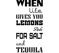 Sticker When life gives you lemons design