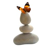 Sticker ZEN Tour galets et papillon