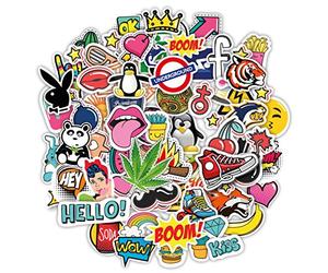 Stickerbomb Sticker Graffiti en vinyle pour ordinateur portable et skateboard Compatible Apple iPhone Macbbok
