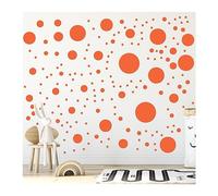 StickerDeen Lot de 500 autocollants muraux en vinyle amovibles pour chambre d'enfant, salon, salle de classe, salle de jeux (orange)