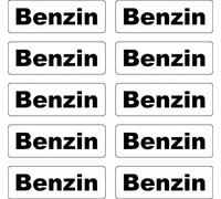 Stickerloveshop Lot de 10 autocollants pour liquides, carburant, étiquetage, bouchon de réservoir, jerrican de voiture, indice de carburant, AdBlue Essence, mélange diesel, eau, Aspen Super (essence)