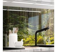 StickerProfis - Plaque arrière de cuisine autocollante Crédence adhésive - SOL DE MOUSSE - (MOOSGRUND) PREMIUM 60 x 340cm