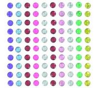 Stickers - 100 Strass rondes - 6mm G
