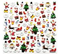 Stickers 3d Caoutchouc Noël 93 Pièces