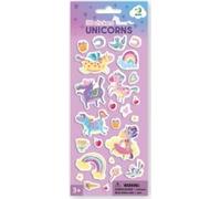Stickers 3D licornes mousse