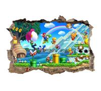 Stickers 3D Mario - Réf 23624 - Dimensions papier 120x80cm