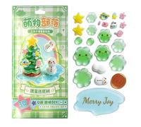Stickers 3D Mignons | Autocollants Déco Ludiques Scrapbooking,Autocollant décoratif en résine,pour adultes créations journal lettres anniversaires récompenses écouteurs pc portable