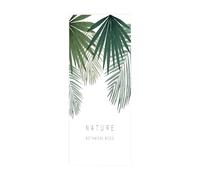 Stickers 3D Porte Poster Feuilles vertes L100 x H200cm Papier Peint Porte Pour Chambre Salon Décoration De La Maison Stickers Muraux Imperméable Stickers Amovibles