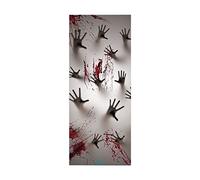 Stickers 3D Porte Poster Palmier d'horreur L100 x H200cm Papier Peint Porte Pour Chambre Salon Décoration De La Maison Stickers Muraux Imperméable Stickers Amovibles