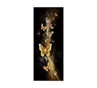 Stickers 3D Porte Poster Papillon animal L90 x H210cm Papier Peint Porte Pour Chambre Salon Décoration De La Maison Stickers Muraux Imperméable Stickers Amovibles