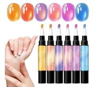 Stickers à Ongles 6 Pièces pour Décoration de Manucure