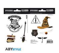 Stickers - ABYstyle - Harry Potter - Objets Magiques - Vinyle transparent - Noir