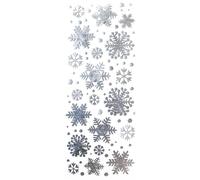 Stickers adhésifs Flocons 1,5 à 4,5 cm 72 pièces
