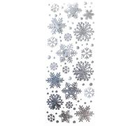 Stickers Adhésifs Flocons 1,5 À 4,5 Cm 72 Pièces