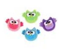 Stickers adhésifs hiboux - feutrine - 5 pièces - de 5,7 à 4,2 cm G