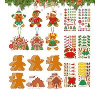 Stickers Advent Calendarr - 4,72 x 3,94 InchesChristmas Crafts For Kids, 2D Holiday Decoration with Sticker, Make Stickers Ornaments | For Kids Adults Tree Holiday Classroom Class Home
